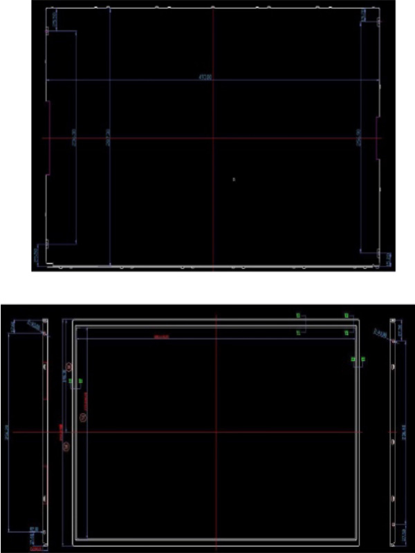 21.5 Inch 1920x1080 FHD 30PIN LVDS-Double IPS 600nits