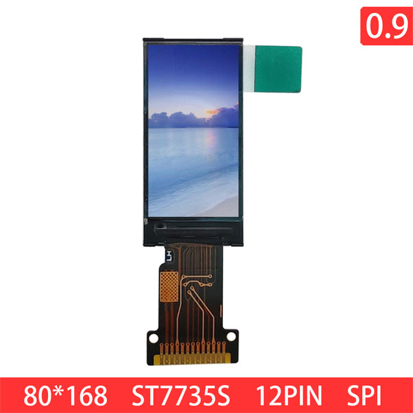 0.96 Inch 80x160 13PIN SPI4 IPS 110nits TFT LCD Display Module