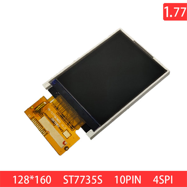 1.77 Inch 128x160 QQVGA 12PIN TN 300nits TFT LCD Display Module