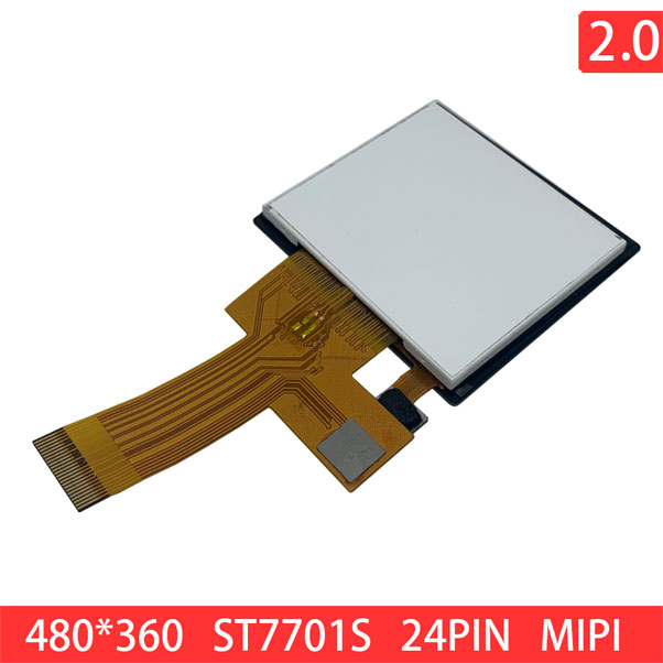 2.0 Inch 480x360 HVGA 24PIN MIPI IPS 250nits TFT LCD Display Module